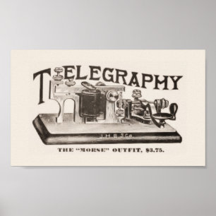 Morse Code Machine Poster