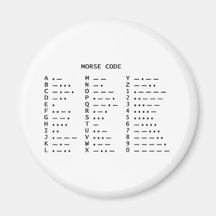 MORSE CODE MAGNET