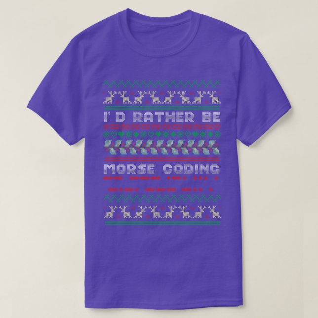 Morse Code Radio Ham Amateur Radio Operator Gift ( T-Shirt (Design Front)