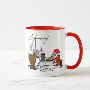 Morse Code Santa & Rudolph Mug to Customize