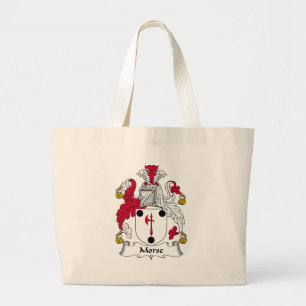 Morse Family Crest Large Tote Bag