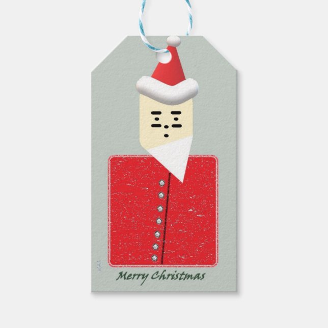 Morse Santa - Holiday Gift Tag (Front)