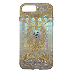 Morshnette Elegant Baroque Monogram 7 Plus iPhone 8 Plus/7 Plus Case