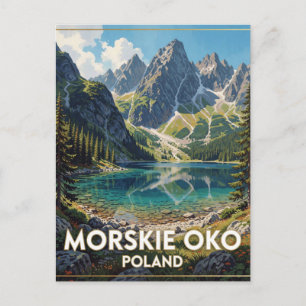 Morskie Oko Tatra Mountains Poland   Postcard