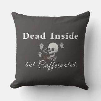 Mort à l'Intérieur Mais Caféiné – Coussin d'Hallow