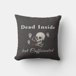 Mort à l'Intérieur Mais Caféiné – Coussin d'Hallow