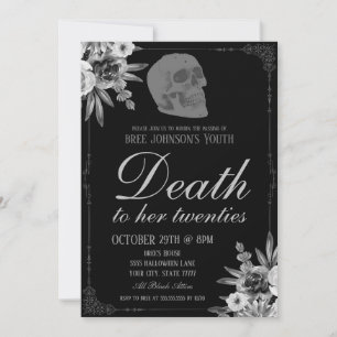 Mort À Sa Vingtaine Invitation