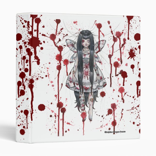 Mort pour vous voir classeur gothique (Devant/Côté)