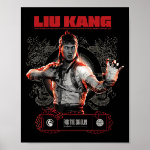 Mortal Combat Merch Liu Kang For The Shaolin Poster