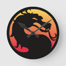 Mortal Kombat  Round Clock