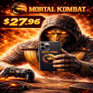Mortal Kombat Vintage Tee — Small Fit Y2K Retro Vi iPhone 11 Pro Case