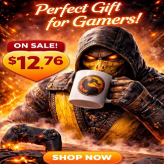 Mortal Kombat Vintage Tee — Small Fit Y2K Retro Vi Coffee Mug