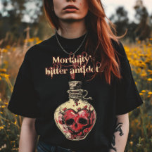 Mortality’s Bitter Antidote Skull Heart Gothic Lov