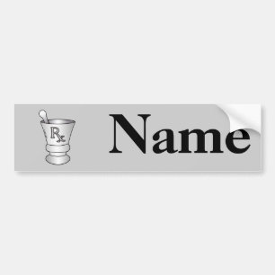 Mortar and Pestle Bumper Sticker