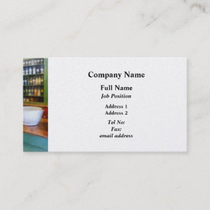 Mortar and Pestle in Pharmacy Business Card