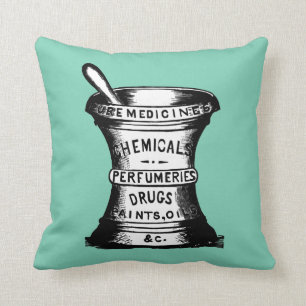 Mortar And Pestle Throw Pillow
