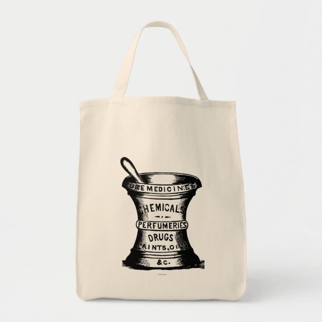 Mortar And Pestle Tote Bag (Front)