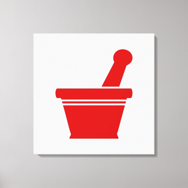 Mortar & Pestle Canvas Print (Front)