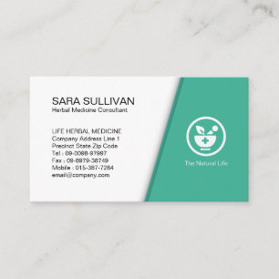 Mortar Pestle Herbal Medicine Homeopathy Business  Card