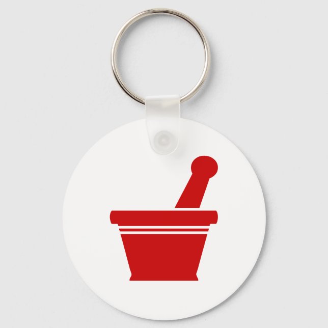 Mortar & Pestle Keychain (Front)