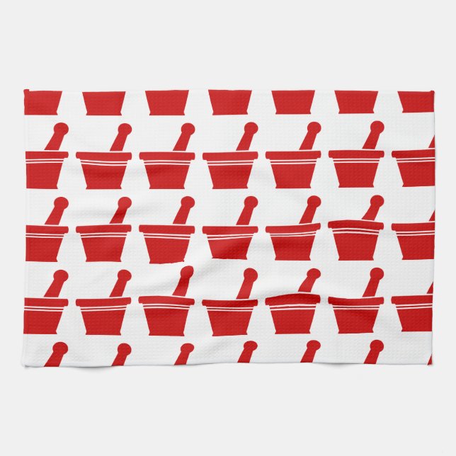 Mortar & Pestle Kitchen Towel (Horizontal)