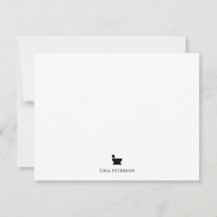 Mortar & Pestle Pharmacy School Graduate Gift -  Card