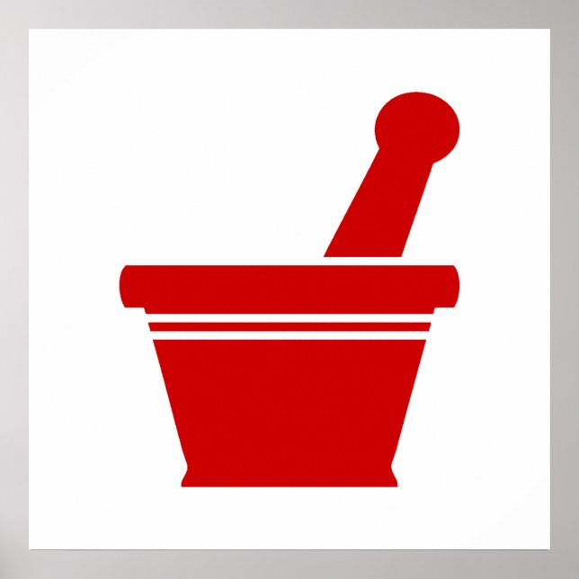 Mortar & Pestle Poster (Front)