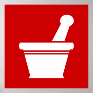 Mortar & Pestle Poster