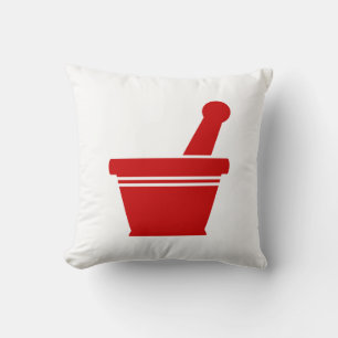 Mortar & Pestle Throw Pillow