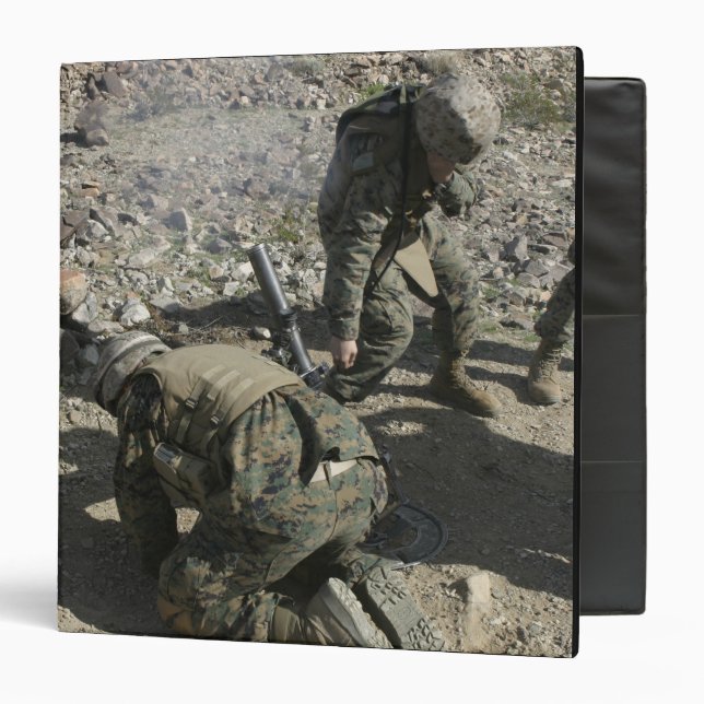 Mortarmen cover their ears and avert their eyes binder (Front/Inside)