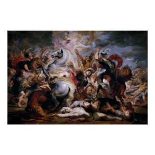 Morte di Decio Mure (Bozzetto) by Peter Paul Ruben Poster