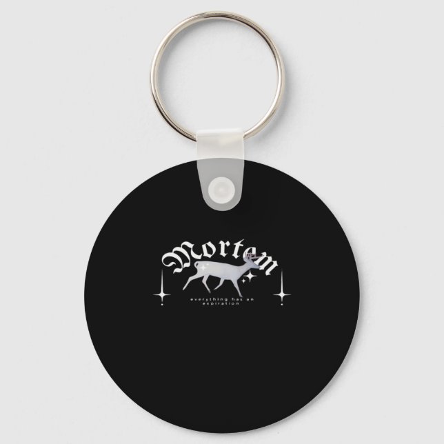 Mortem Whimsigoth Moody Art Keychain (Front)