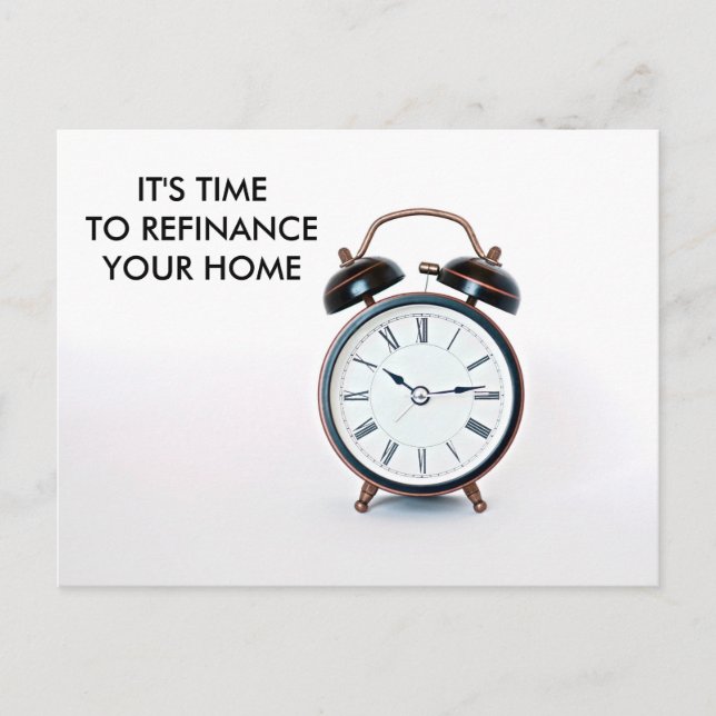 Mortgage Company Refinance Your Home Marketing Postcard (Front)