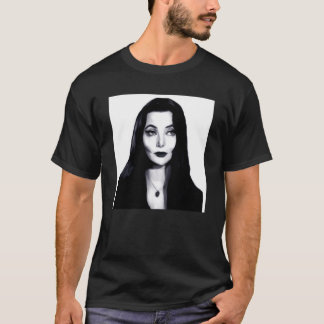 Morticia Addams Portrait foncé T-shirt classique