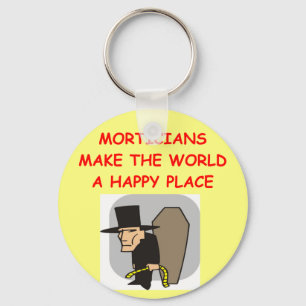 mortician keychain