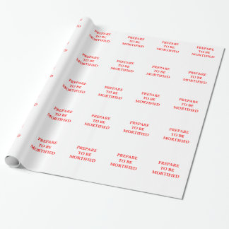 MORTIFIED WRAPPING PAPER