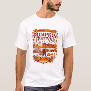 Morton Illinois Pumpkin Festival Autumn 2026 T-Shirt