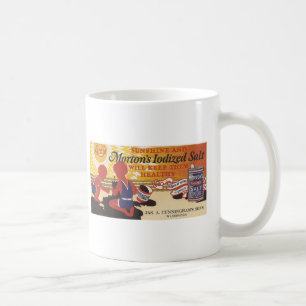 Morton Iodized Salt Ad Coffee Mug