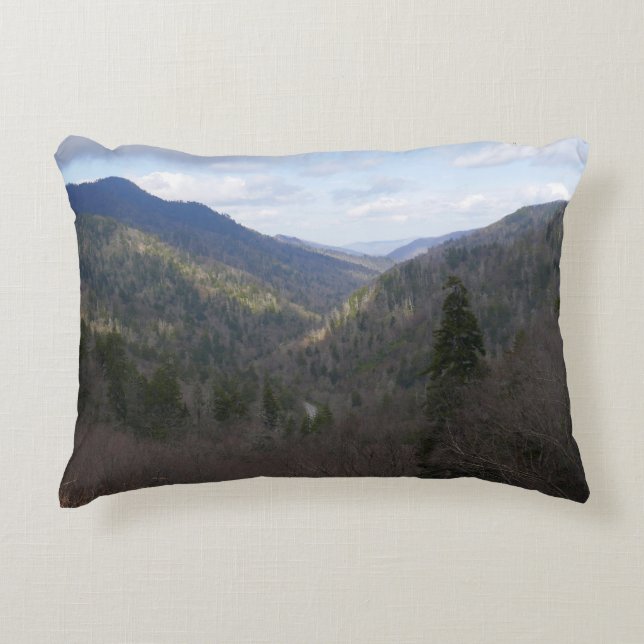 Morton Overlook at Great Smoky Mountains Accent Pillow (Front)