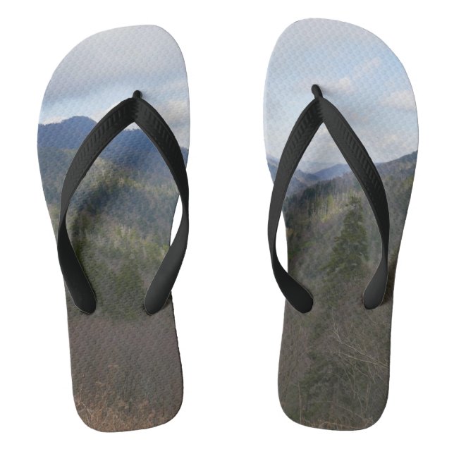 Morton Overlook at Great Smoky Mountains Flip Flops (Footbed)