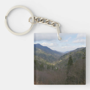 Morton Overlook at Great Smoky Mountains Keychain