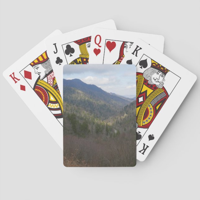 Morton Overlook at Great Smoky Mountains Playing Cards (Back)