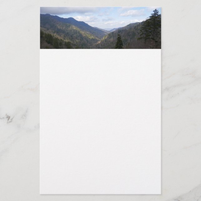 Morton Overlook at Great Smoky Mountains Stationery (Front)