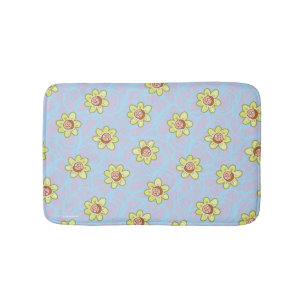 Morty Flower Pattern Bath Mat