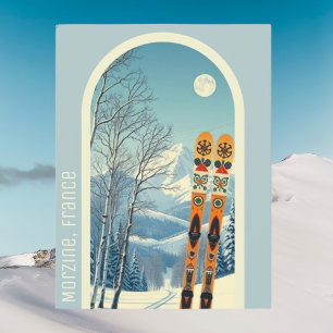 Morzine France ski Postcard