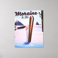 Morzine ,French Alps ski poster