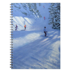 Morzine ski run notebook