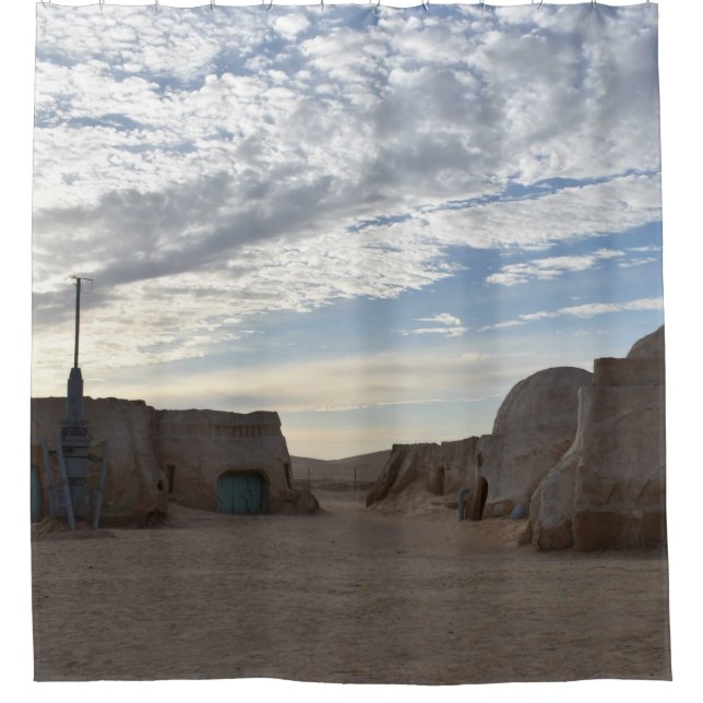 Mos Espa on planet Tatooine. (Front)