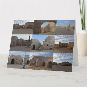Mos Espa on planet Tatooine  Birthday card