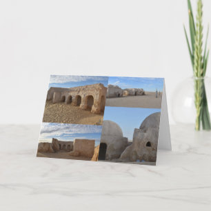 Mos Espa on planet Tatooine  Birthday card
